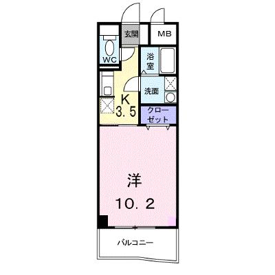 ドエル香西 302【管理NO：1-011776001-03020】 ★家具家電は申し込み後に搬入しますの物件画像
