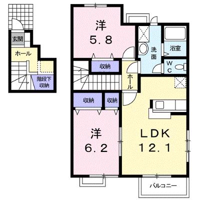 サンフラワー　Ｂ 201【管理NO：1-011764102-02010】 ★家具家電は申し込み後に搬入しますの物件画像