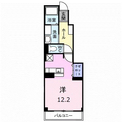 フルールＭ２ 103【管理NO：1-011622601-01030】 ★家具家電は申し込み後に搬入します★の物件画像
