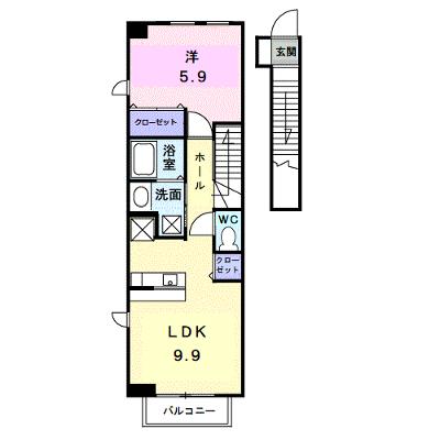 ソレアード太田　Ｂ 205【管理NO：1-011591002-02040】 ★家具家電は申し込み後に搬入しますの物件画像