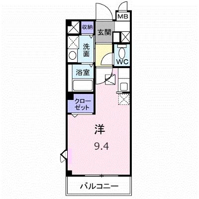 フローラＢ 105【管理NO：1-010540101-01050】 ★家具家電は申し込み後に搬入しますの物件画像