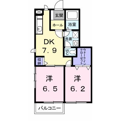 オーブリーアサノ　Ｂ 103【管理NO：1-010402202-01030】 2026年09月下旬入居可能の物件画像