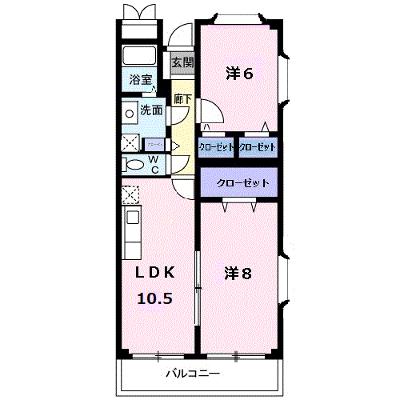 メゾン　エトワール 201【管理NO：1-009715201-02010】 ★家具家電は申し込み後に搬入します 2026年08月下旬入居可能の物件画像