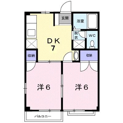 エルメス熊本Ⅰ 204【管理NO：1-005034701-02040】 ★家具家電は申し込み後に搬入しますの物件画像