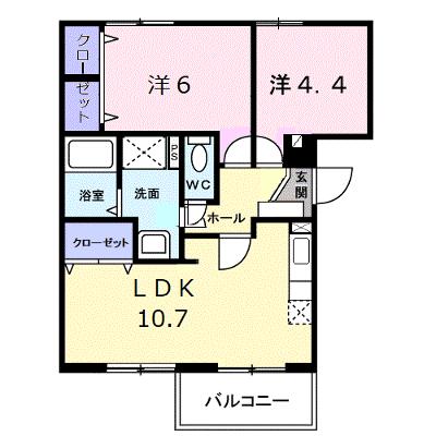 リヴィエール宮本Ⅰ 102【管理NO：1-004735901-01020】 ★家具家電は申し込み後に搬入しますの物件画像