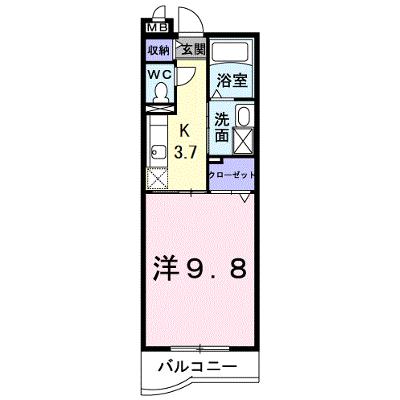 プリマヴェーラ　エルモッサ 103【管理NO：1-018082401-01030】 ★家具家電は申し込み後に搬入しますの物件画像