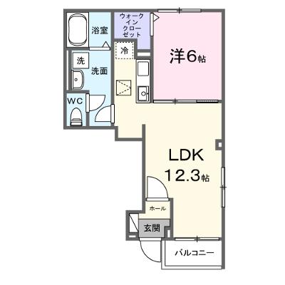 グロウヒルズ 104【管理NO：1-028443301-01040】 ★家具家電は申し込み後に搬入しますの物件画像