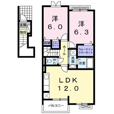 ヒル・コンセールＢ 202【管理NO：1-016651202-02020】 ★家具家電は申し込み後に搬入しますの物件画像