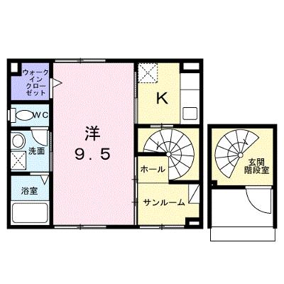 ヴェルディアーレ　Ⅰ 201【管理NO：1-028265401-02010】 ★家具家電は申し込み後に搬入します 2026年08月上旬入居可能の物件画像