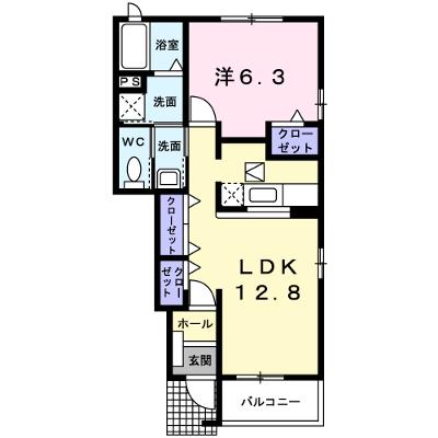プロムナ－ド　ロ－ズ 104【管理NO：1-013901201-01040】 2026年08月中旬入居可能の物件画像