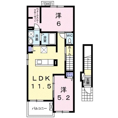 ベルアンドロスＢ 201【管理NO：1-024533702-02010】 ★家具家電は申し込み後に搬入します 2026年09月上旬入居可能の物件画像