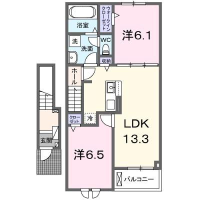 ヴィラ　フェリシアⅡ 203【管理NO：1-028606602-02030】 ★家具家電は申し込み後に搬入します 2026年11月上旬入居可能の物件画像