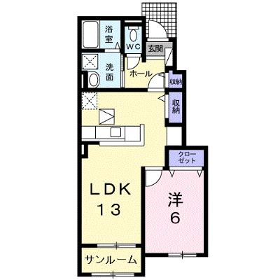 ベルソー　Ａ 103【管理NO：1-022110701-01030】 ★家具家電は申し込み後に搬入します 2026年08月上旬入居可能の物件画像