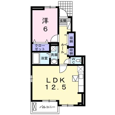 マレノワール　Ａ 105【管理NO：1-017875701-01040】 ★家具家電は申し込み後に搬入しますの物件画像