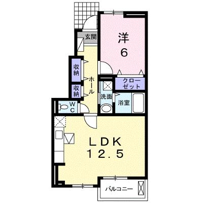 マレノワール　Ａ 102【管理NO：1-017875701-01020】 ★家具家電は申し込み後に搬入しますの物件画像