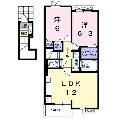 デーア・パラッツオ 202【管理NO：1-016874901-02020】 ★家具家電は申し込み後に搬入しますの物件画像