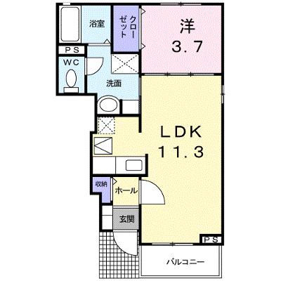 エスペランサ・津　Ａ 102【管理NO：1-016228001-01020】 ★家具家電は申し込み後に搬入しますの物件画像