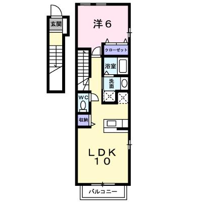 ミラベル 201【管理NO：1-014097601-02010】 ★家具家電は申し込み後に搬入しますの物件画像