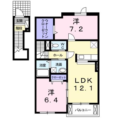 エアリー・ハウスⅢ 203【管理NO：1-016671401-02030】 ★家具家電は申し込み後に搬入しますの物件画像