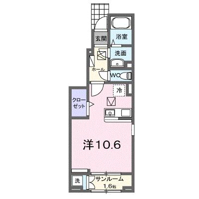 ルノ 101【管理NO：1-027854601-01010】 ★家具家電は申し込み後に搬入しますの物件画像