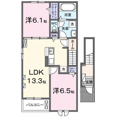 アグロ　シルヴァⅠ 201【管理NO：1-027562201-02010】 ★家具家電は申し込み後に搬入します★の物件画像