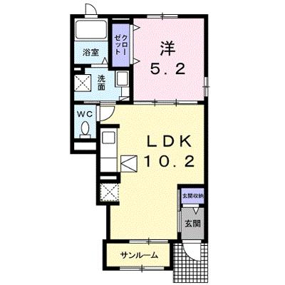 マルグリッドⅡ 103【管理NO：1-023108602-01030】 ★家具家電は申し込み後に搬入します★の物件画像