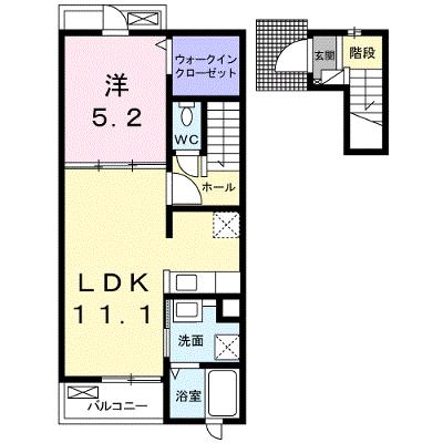 サングレイスＡ 202【管理NO：1-021809501-02020】 ★家具家電は申し込み後に搬入します★の物件画像