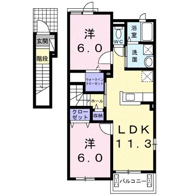 グランドソレーユⅡ 201【管理NO：1-021731301-02010】 ★家具家電は申し込み後に搬入しますの物件画像