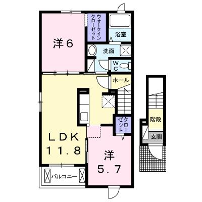 セイバリー　Ⅴ 201【管理NO：1-021124001-02010】 ★家具家電は申し込み後に搬入します★の物件画像