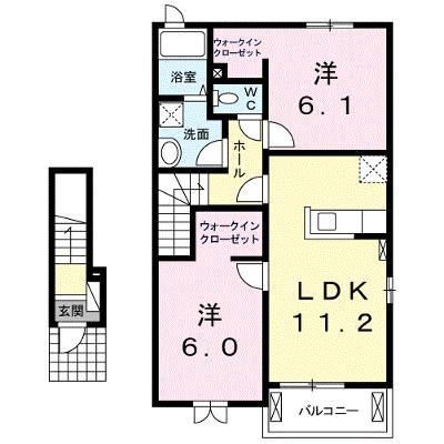 フローリッシュ・Ⅰ 203【管理NO：1-020365801-02030】 ★家具家電は申し込み後に搬入しますの物件画像