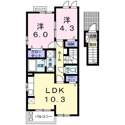 セフィオ・グレースＦ 203【管理NO：1-019312201-02030】 ★家具家電は申し込み後に搬入します★の物件画像