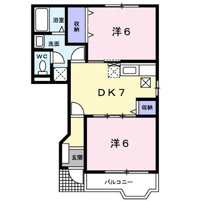 メゾンアベニュＡ棟 103【管理NO：1-007493501-01030】 ★家具家電は申し込み後に搬入します★の物件画像