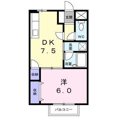 ブラフマンヤマイチ 102【管理NO：1-006398401-01020】 ★家具家電は申し込み後に搬入しますの物件画像