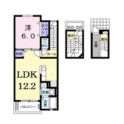 メゾン　アンソレイエ 305【管理NO：1-021756801-03040】の物件画像