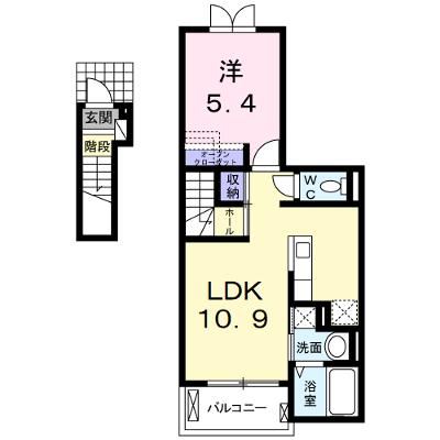 サンエスポアール 203【管理NO：1-018826501-02030】 ★家具家電は申し込み後に搬入します★の物件画像