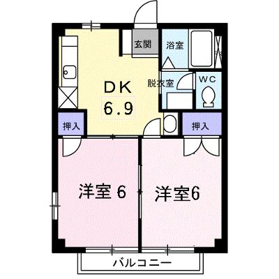 カサグランデ宍戸Ｂ 104【管理NO：1-007115501-01040】 2026年07月上旬入居可能の物件画像