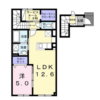 アウル 203【管理NO：1-027656901-02030】 ★家具家電は申し込み後に搬入します★の物件画像