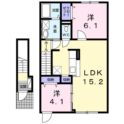 ルミエールⅡ 202【管理NO：1-021772201-02020】 ★家具家電は申し込み後に搬入しますの物件画像