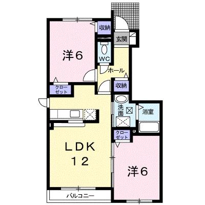 カームリーメムＢ 104【管理NO：1-015037002-01040】 ★家具家電は申し込み後に搬入します★の物件画像