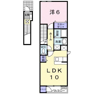 デフィⅡ 201【管理NO：1-014406202-02010】 ★家具家電は申し込み後に搬入します 2026年08月中旬入居可能の物件画像