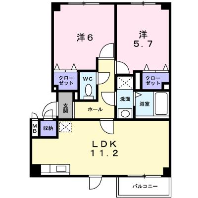 メゾン・ド・ポレール 101【管理NO：1-012840701-01010】 ★家具家電は申し込み後に搬入しますの物件画像