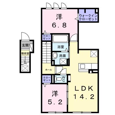 ソナーレⅡ 202【管理NO：1-028649301-02020】 2026年10月上旬入居可能の物件画像