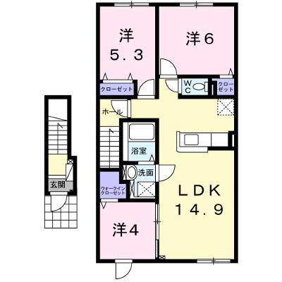 ラピス・ラズリⅢ 203【管理NO：1-027431201-02030】の物件画像