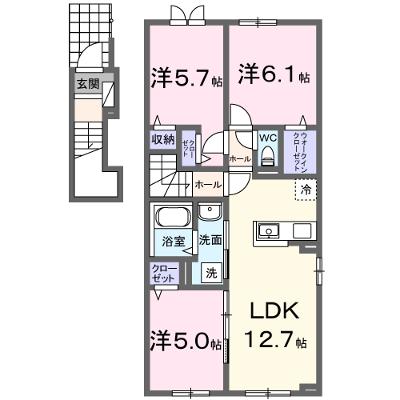 モンターニャⅠ 201【管理NO：1-027294701-02010】の物件画像