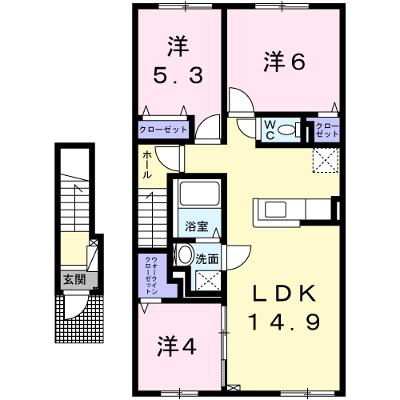 プラネット　ナンバーゼロ 203【管理NO：1-024675701-02030】の物件画像