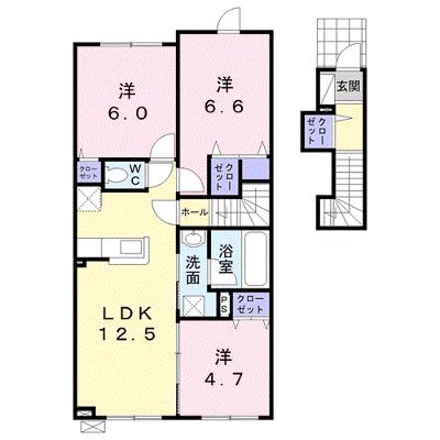 ホワイトシャングリラ 202【管理NO：1-024379801-02020】 ★家具家電は申し込み後に搬入しますの物件画像