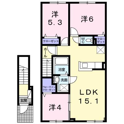 ハーモニー 203【管理NO：1-024268901-02030】 2026年07月中旬入居可能の物件画像