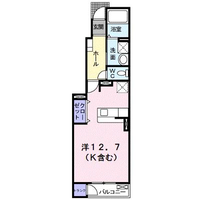 デフィⅡ 102【管理NO：1-014406202-01020】 ★家具家電は申し込み後に搬入しますの物件画像