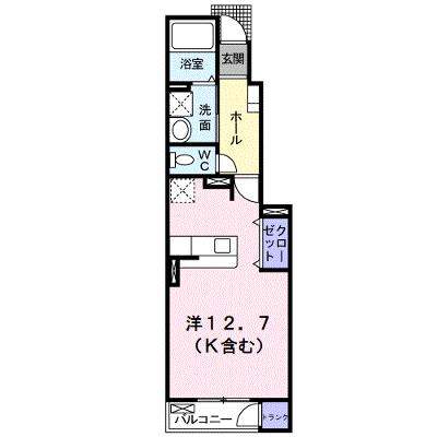 デフィⅠ 104【管理NO：1-014406201-01040】 ★家具家電は申し込み後に搬入しますの物件画像