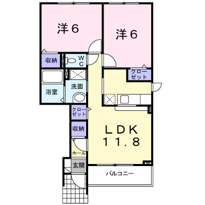グレイスヴィラサンヨーＩ 104【管理NO：1-014357905-01040】 2026年08月中旬入居可能の物件画像